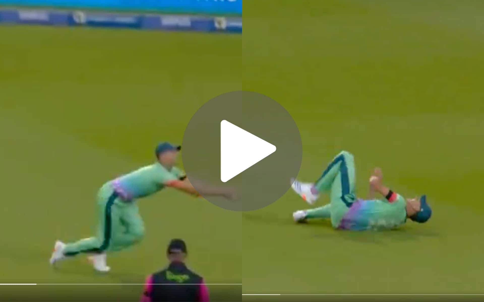 [Watch] Spencer Johnson Stretches Like A Rubber To Grab A Sensational Catch In The Hundred